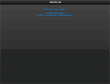 Tablet Screenshot of lahourcade.clubdefrance.com