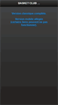 Mobile Screenshot of basketluydebearn.clubdefrance.com